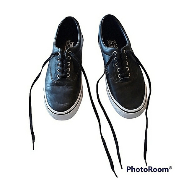 Polo Ralph Lauren Other - Polo Ralph Lauren Men's black shoes rlite cushioning men's size 9